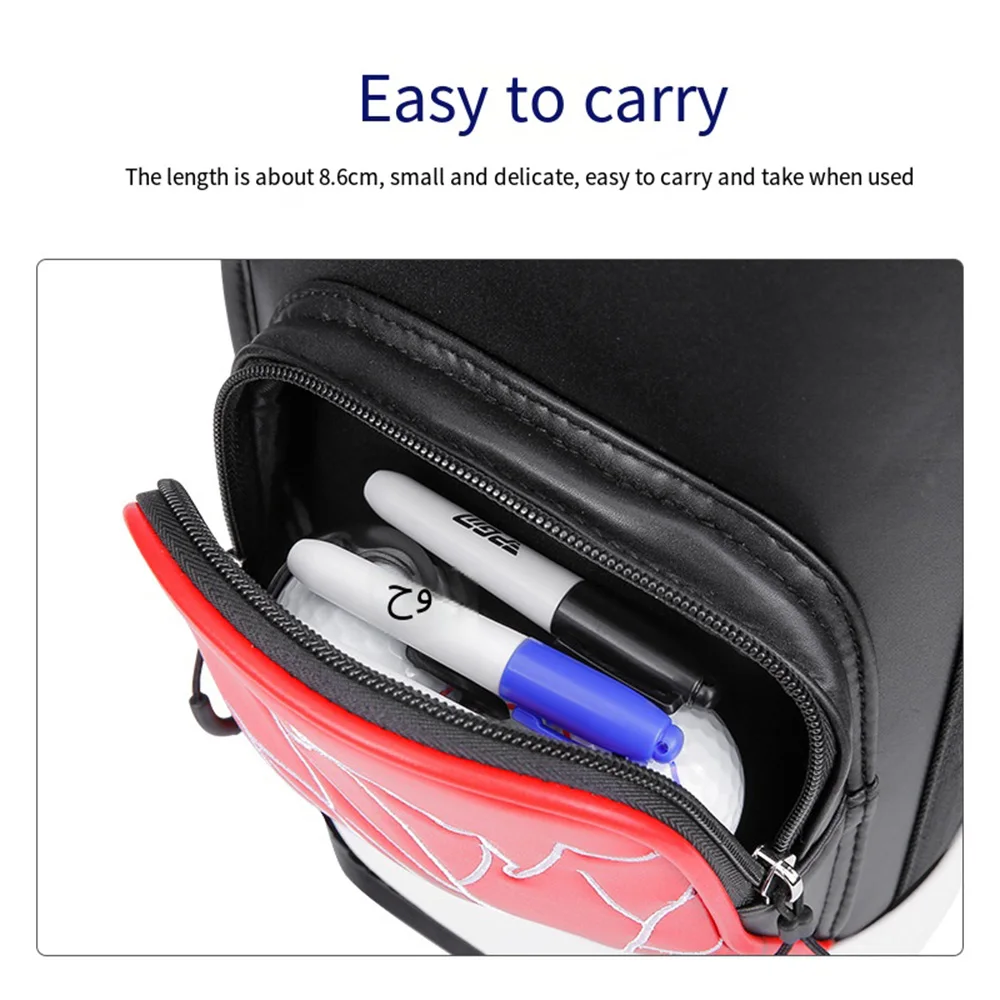 Marker do piłek golfowych PGM, narzędzie do rysowania linii, przenośny dedykowany marker, wodoodporny tusz, trudny do wyblaknięcia