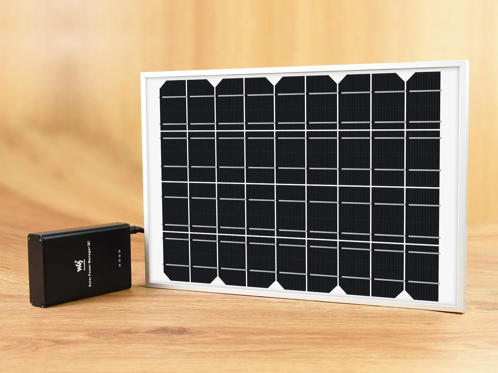 Waveshare Polysilicon Solar Panel (18V 10W), High Conversion Efficiency