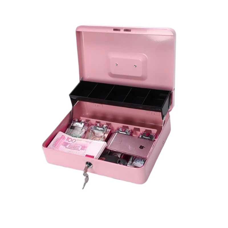 Key model Metal cashier box Ticket clip Cash box Shopping mall Supermarket Convenience store Cashier safe deposit box