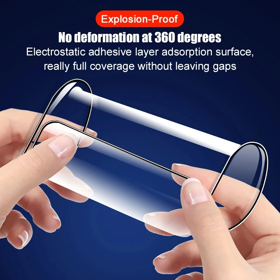 2-5Pcs for iPhone 11 12 13 14 15 Pro Max X Xs Xr 15 Plus Mini Ceramic Screen Protector Clear Flexible Soft Full Cover Film