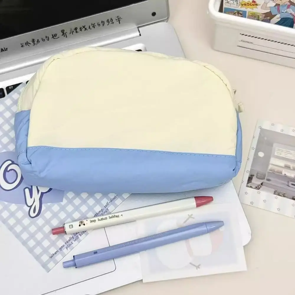 Gifts Cartoon Kitten Pencil Case Large Capacity Soft Pen Bag Stationery Storage Bags School Office Supplies