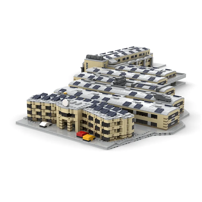 New 5141Pcs City Hot Selling Street View Moc Modular Microscale Factory Complex Model Building Block Diy Creative Ideas Toy Gift