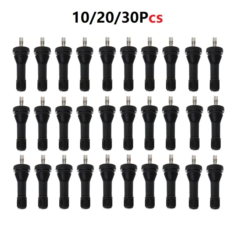 10/20/30Pcs Rubber TPMS Stem Repair Kit For Nissan Qashqai Sylphy Teana X-Trail Tyre Pressure Sensor Valve Tire Accessories