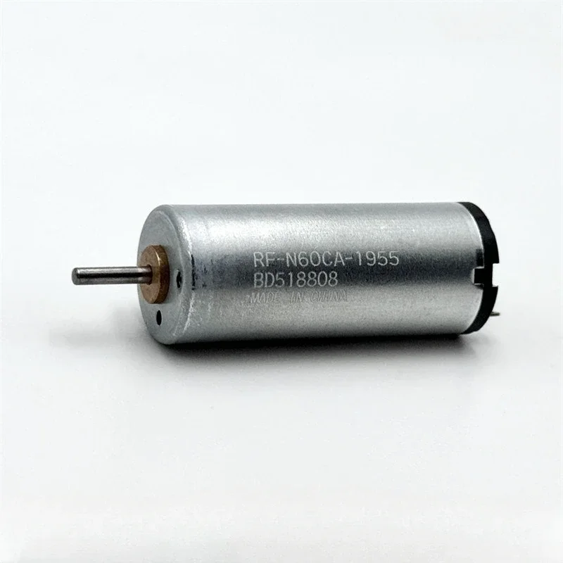 Small Mabuchi RF-N60CA-1955 12mm*30mm Cylinder Precious Metal Brush Motor DC 1.5V-3V 16500RPM High Speed for Toy Car Boat Camera