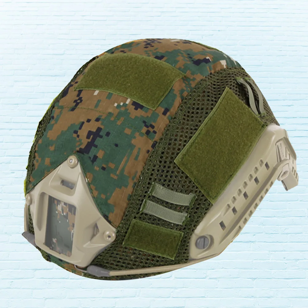 

Camouflage Cover Military Style Protective Head Cover Wear Resistant Stable Buckle Outdoor Adventure Hiking
