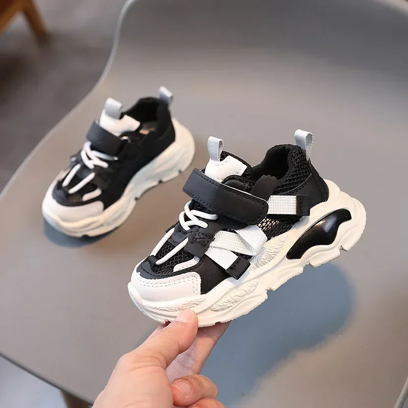 2023 Casual Flat Sneakers Shoes Sneakers Kids Shoes Antislip Soft Bottom Baby Sneaker Children Size Girls Boys Sports Shoes