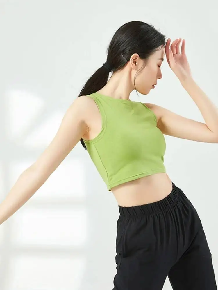cor-solida-sem-mangas-cabido-danca-regata-para-mulheres-moderno-lirico-contemporaneo-jazz-desempenho-estiramento-fino-camisola-colete