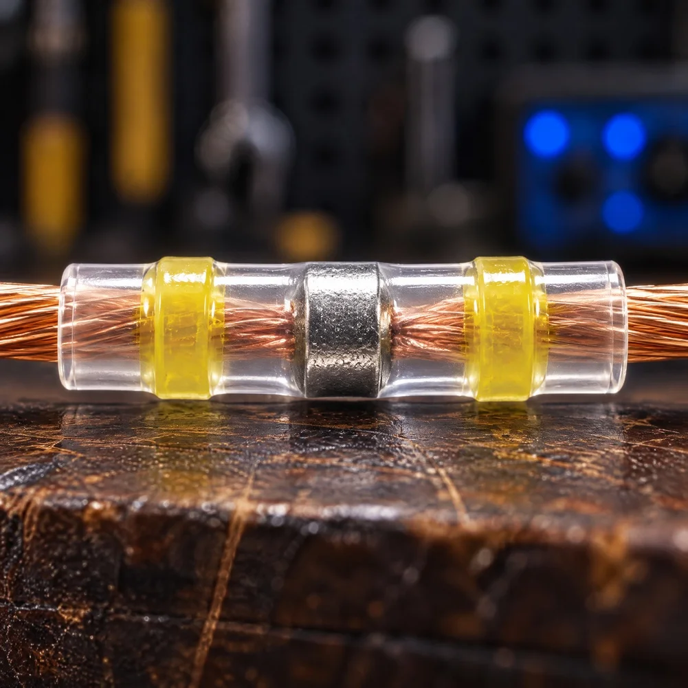 Solder Ring Heat Shrink Terminal Offering Waterproof Insulation and Mechanical Shielding for Automotive Applications