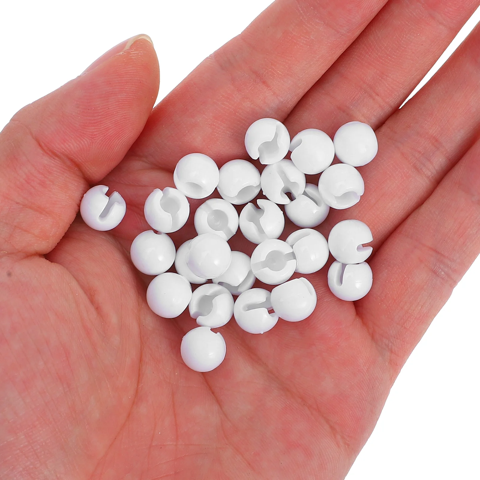 25 قطعة سلسلة الخرز بوم العمياء توقف تعزز الأداء منع ترهل صالح متعددة النوافذ المنزل مطرز سلسلة تجعيد توقف #6