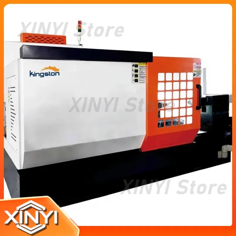 Chinese supplier OEM 3 axis numerical control horizontal flat bed metal lathe rotary machine heavy duty high precision