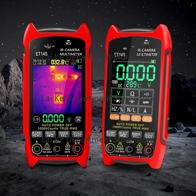 ET14S 240*240 screen uses a 2.8-inch IPS LCD thermal imaging multimeter