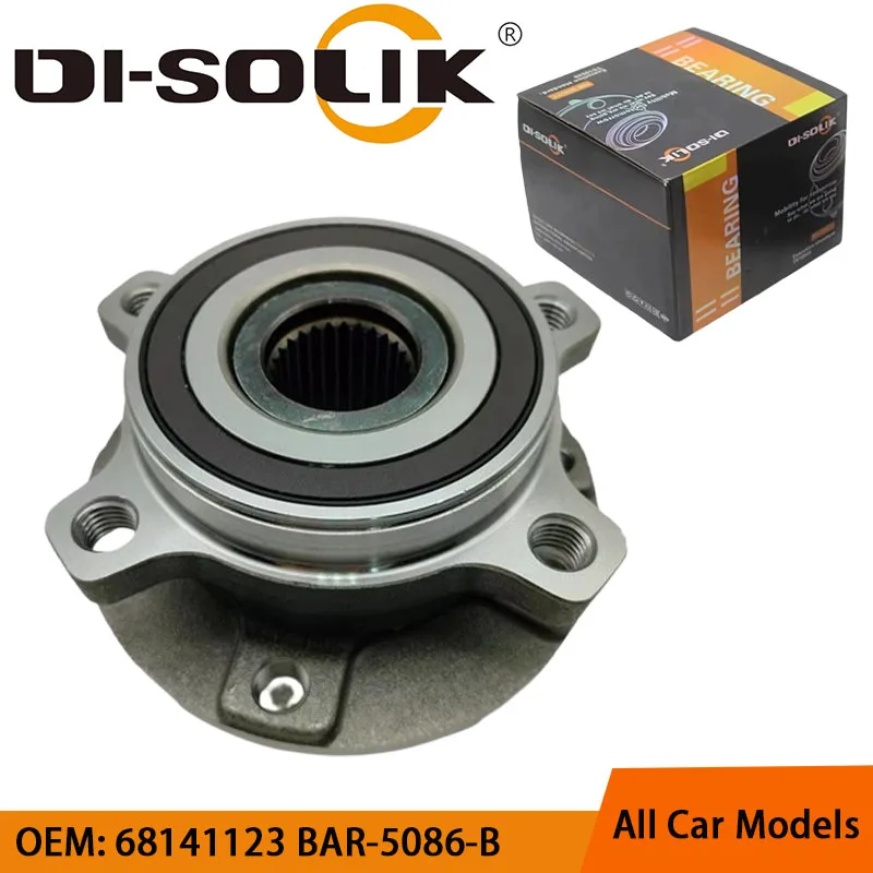 

DI-SOLIK Auto Car Parts Front Wheel Hub Bearing Assembly 68141123 BAR-5086-B 513349 68141123AC for 14-16 JEEP Import Cherokee