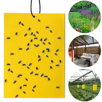 30/50/100 Pcs Fruit Fly Traps Double Sided 8x6/8x4 Inch Sticky Gnat Traps Killer Yellow Insect Trap for Flying Plant Insect