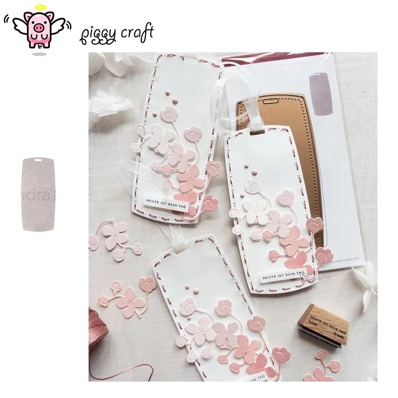 Matrices de découpe en métal Piggy Craft, moule de découpe, étiquette, décoration, Scrapbook, couteau artisanal en papier, lame de moule, poinçon, pochoirs