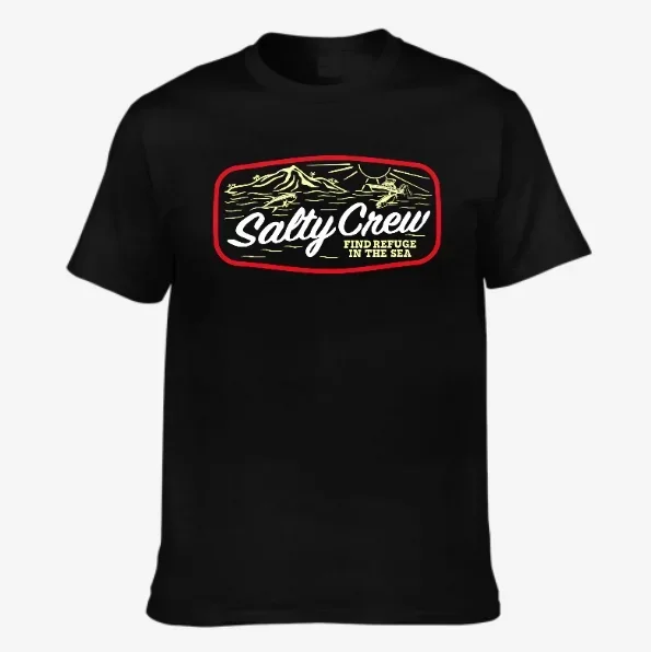 Mens Salty Crew T Shirt Short Sleeve Crew Neck