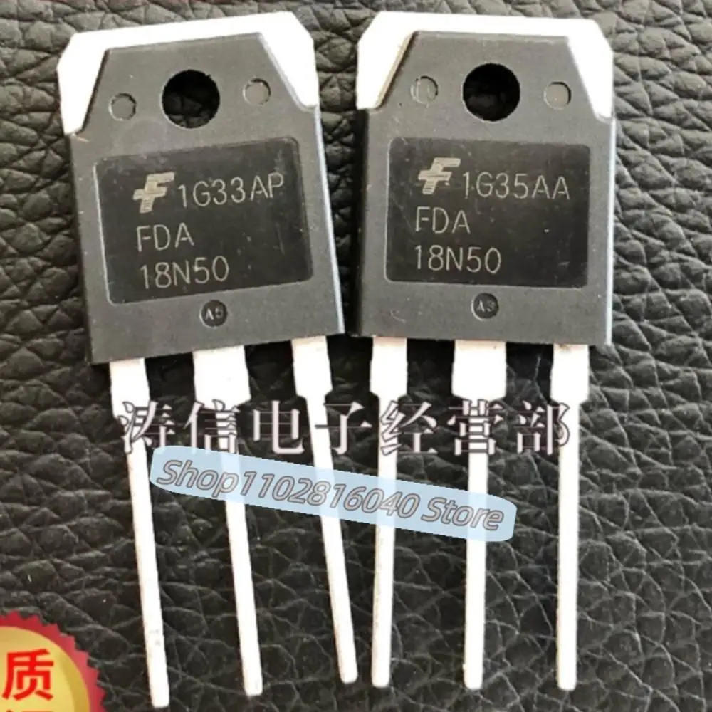 10PCS/Lot FDA18N50  TO-3P 18A 500V MOS Best Quality Imported Original Spot