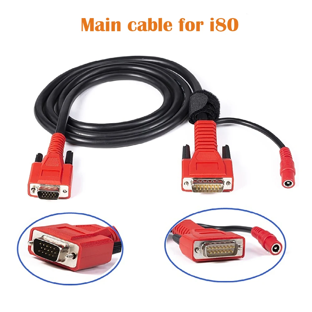 For Xtool Universal Main Cable i80 OBD 16pin Connector E300 PS90 X1 X100 Series Anti-theft Match Instrument Car Diagnostic Tools