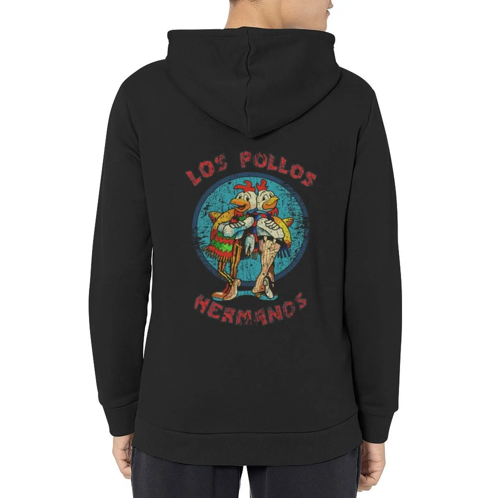

Breaking Bad Los Pollos Hermanos Back To Back Portrait Logo Hoodie men's autumn clothes anime clothes winter clothes man hoodie