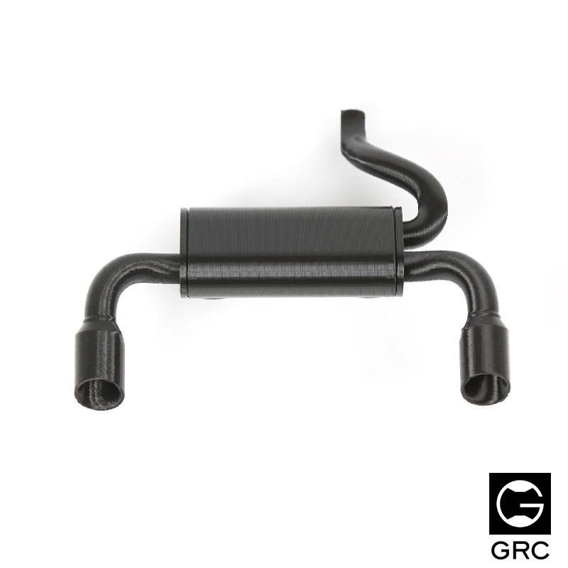 GRC Single/double Exhaust Pipe Tailpipe for 1/10 RC Crawler Car Traxxas AXIAL SCX10 II 90046 90047 90075 Diy Parts Diy Parts