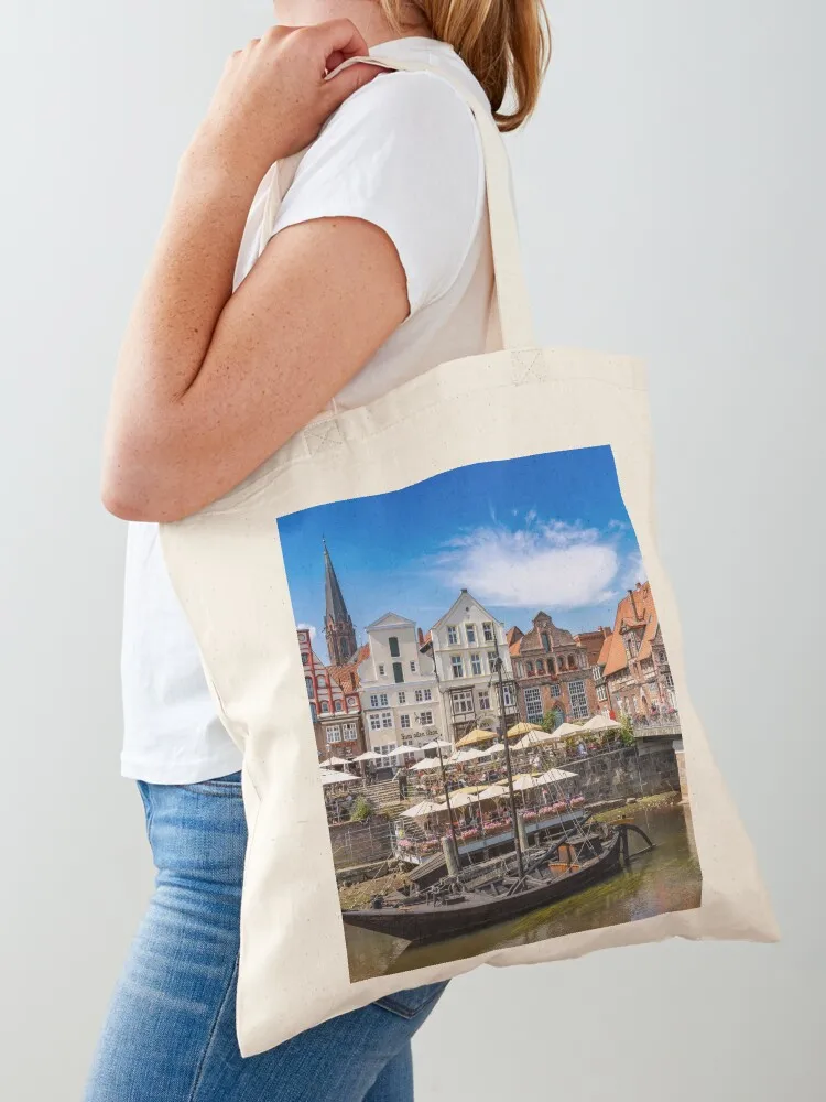 

Dowtown Luneburg Tote Bag Canvas stote bag Women's handbag Women's shopping bag bags luxury women