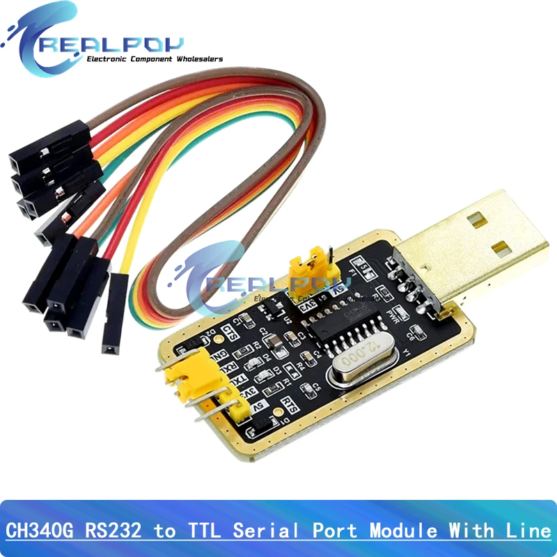 Moduł CH340 zamiast PL2303 CH340G Moduł RS232 do TTL Aktualizacja USB do portu szeregowego w dziewięciu płytkach szczotkowych dla zestawu arduino Diy Kit