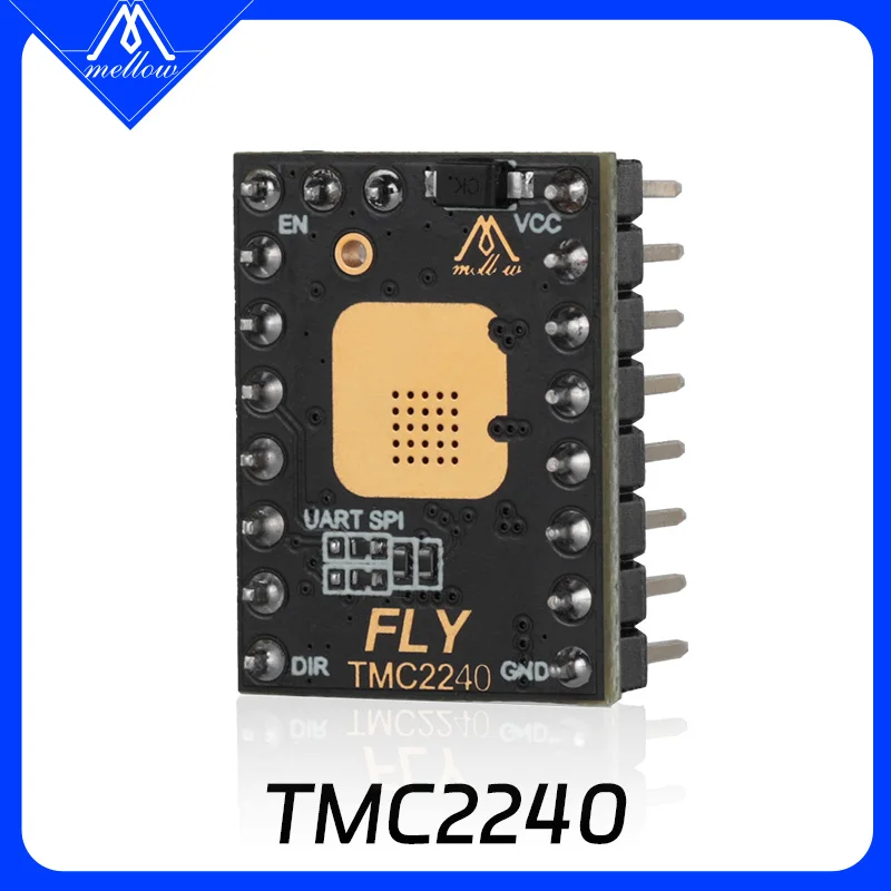 Mellow SPI/UART Silent Driver TMC2240 V1.0 Stepper Motor Driver 3D Printer Parts For Voron VzBoT Ender3 Replace TMC2209