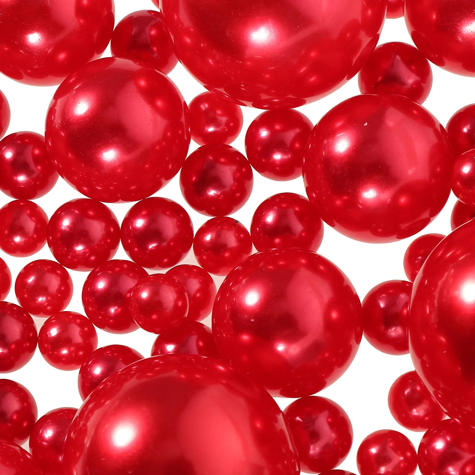 

125pcs Pearl Vase Decoration Artificial Pearls Wedding Beads Crafts Fake Lightweight ABS Faux Decorations