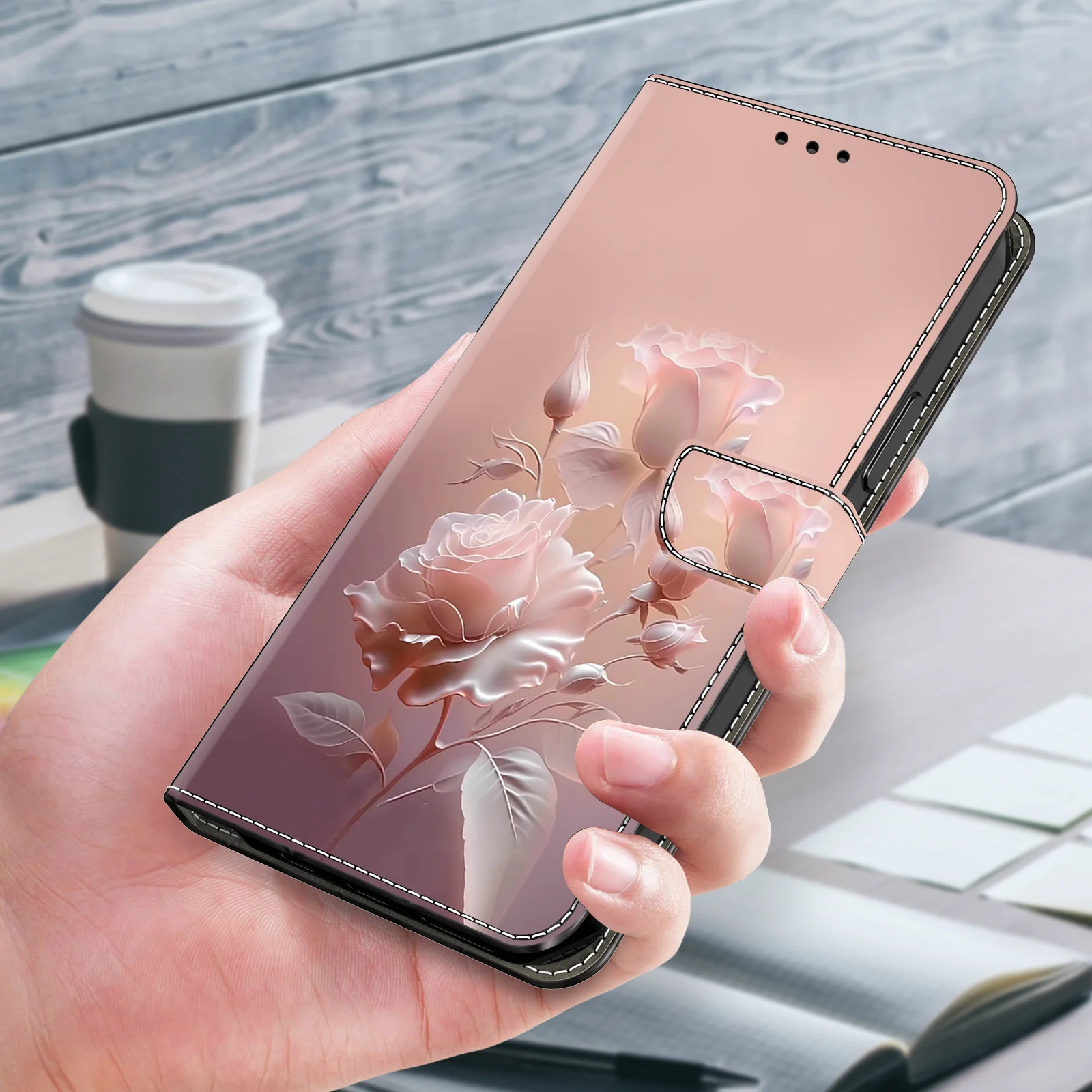 Magnetic Flip Leather Cover For Xiaomi Redmi Note 10 10T 9S 9 8 8T 7 7S 6 Pro Plus Lite 4G/5G Painting Wallet Case