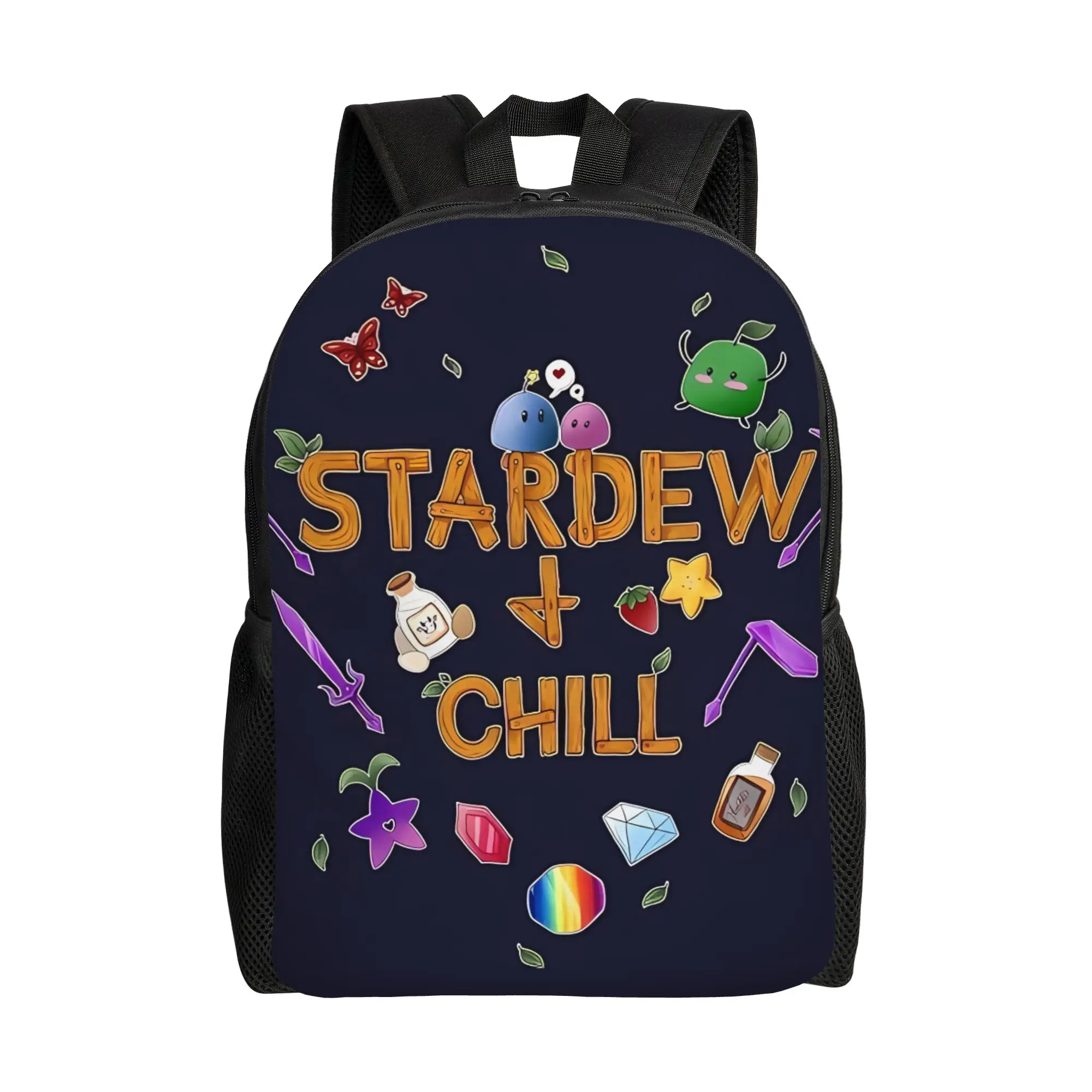 

Рюкзак Stardew And Chill Stardew Valley для офисных работников, повседневный рюкзак большой вместимости, школьный рюкзак к началу учебного года