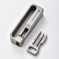 EDC Titanium Alloy Quick Release Key Ring Keychain Belt Buckle EDC Multi -Tools