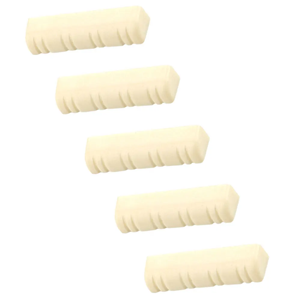 

5 Pcs Plastic 8 string Mandolin Nut Guitar Bridge Bass Gadgets Acoustic Saddle Accessories Blanks Lightweight Smooth Surface