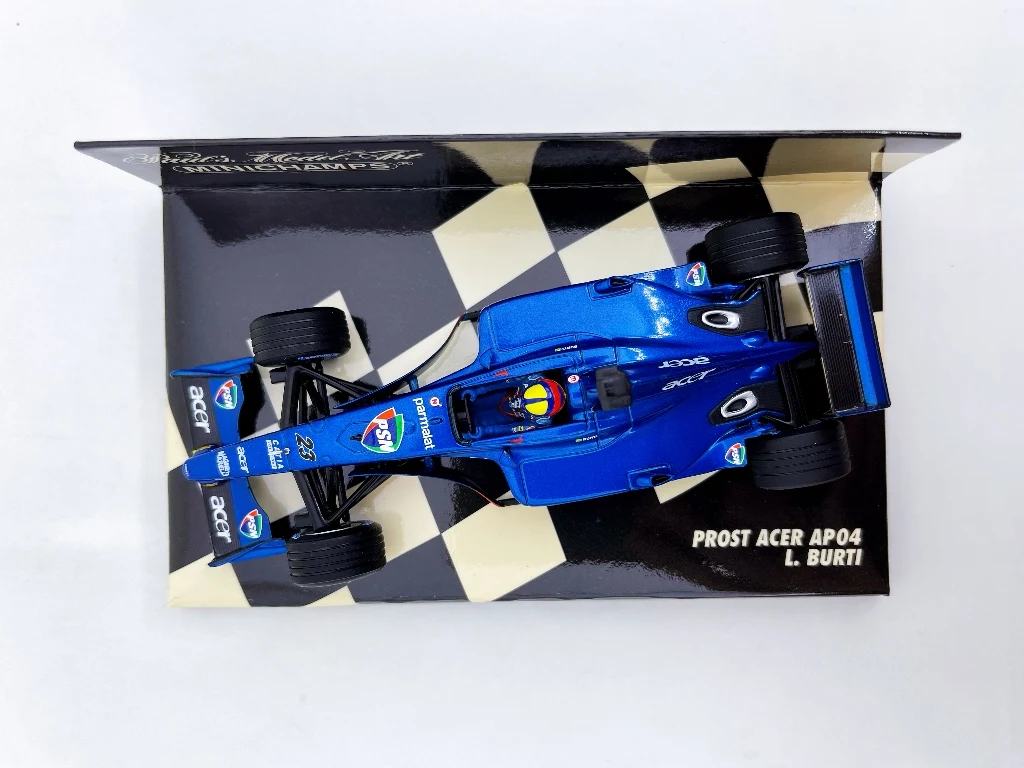 Minichamps 1:43 F1 AP04 2001 Burti Simulation Limited Edition Resin Metal Static Car Model Toy Gift