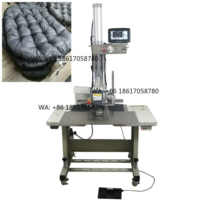Industrial Mattress Dot Tacking Lock Stitch Pillow Cushion Sewing Machine with Motor & Gear High-Speed
