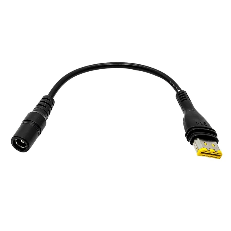 K43B Bedside Backup Power Cable, DC5525 Female to Rectangular Plug Adapter, 20 Cm Short Cable for Breathing Machine Routing Cord