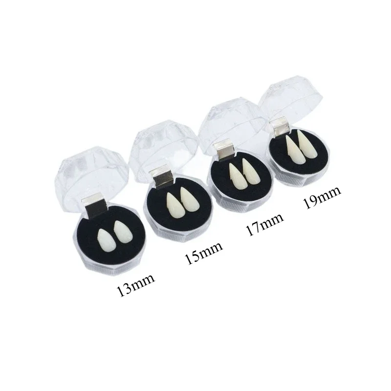 مصاص دماء الأسنان الدعائم مع الغراء هالوين حفلة الراتنج الأنياب الديكور هالوين الرعب أصدقاء الهدايا تأثيري الساحرة الأنياب كاذبة