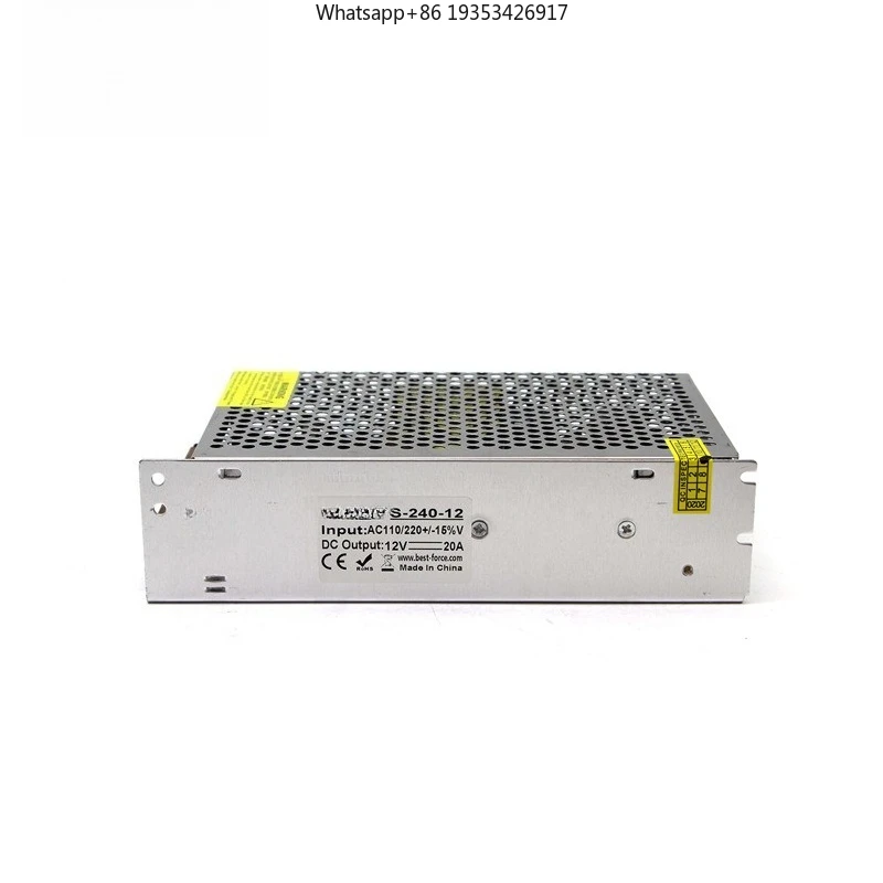 12V240W Lichtleistenmodul LED-Anzeige Geeignet für Frequenzschaltnetzteil CNC-Überwachung Sicherheit 12V Transformator