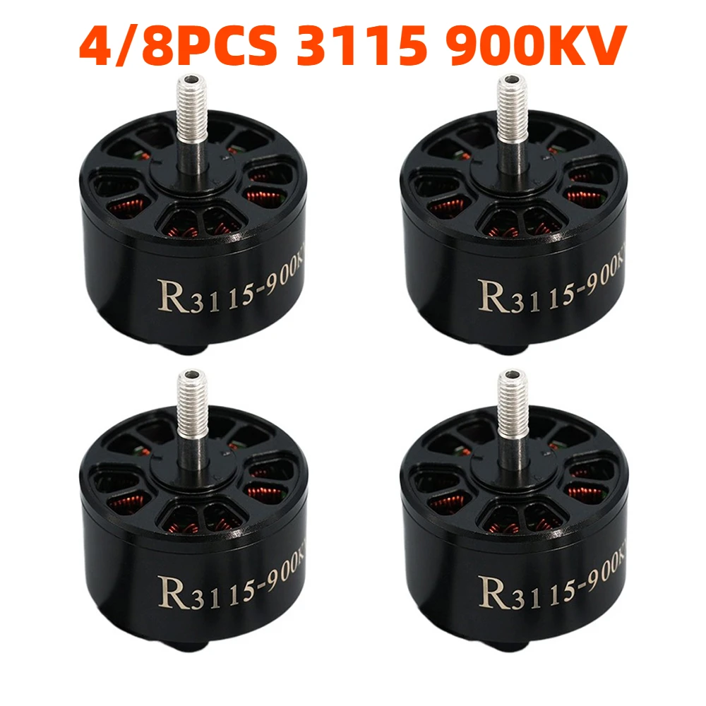 4/8PCS 3115 f3115 900KV 3-6S Brushless Motor for RC Multirotor X-Class FPV Cinelifter Taurus X8Pro Protek60 FPV RC Racing Drone