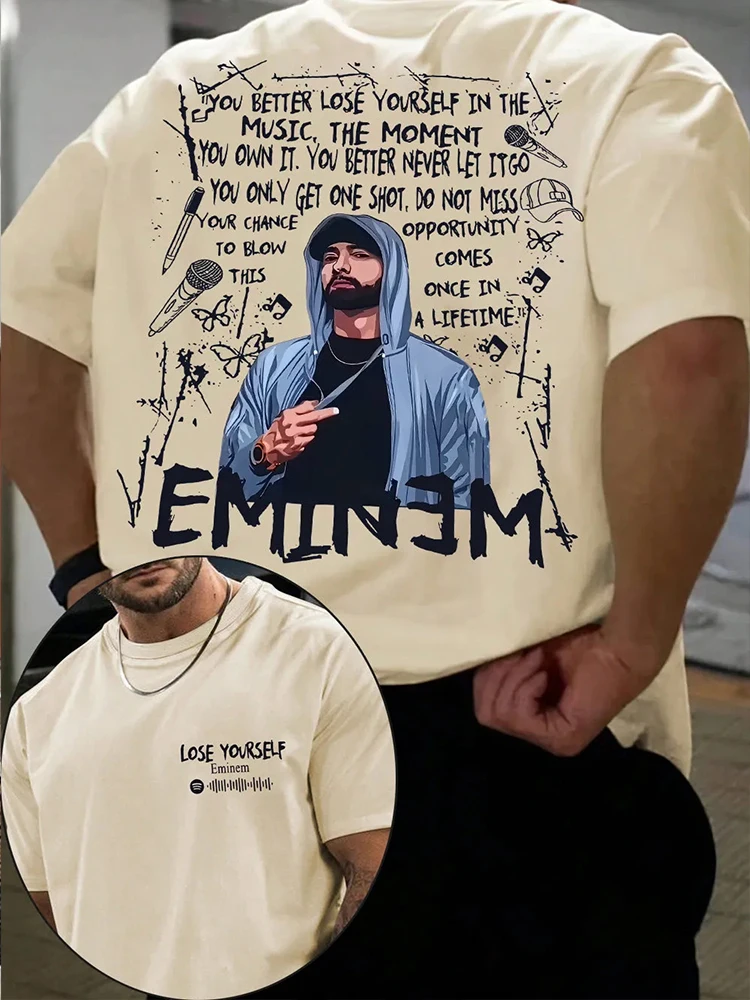 

Retro Men's Short Sleeve T-shirts HighStreet Mens Clothing Oversize T-shirt Man Hip Hop Rapper Top Y2k New in Tops & Tees Trend