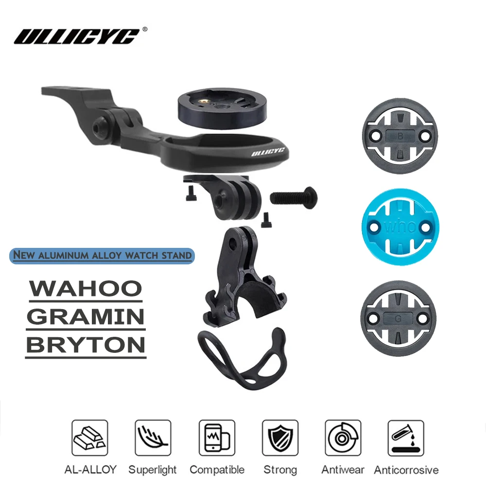 

SYNCROS Aluminum Alloy Computer Mount for Creston Ic Sl Aero Integrated Handlebar Cockpit Compatible with Garmin/Bryton/Wahoo