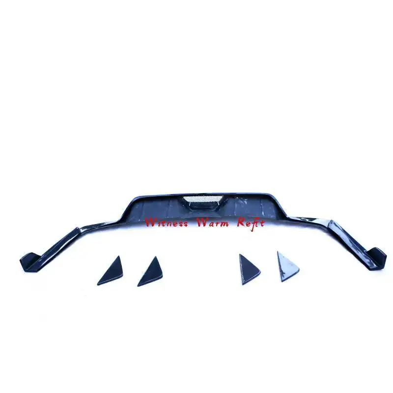 Picture 3: Rear Bumper Diffuser Lip Spoiler for Ford Mustang 2015 2016 2017 Carbon Fiber Frp Car Body Kit