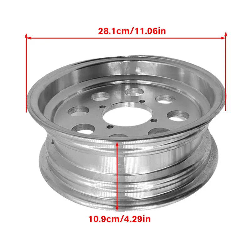 10 inch wheels with 4.00-10 aluminum alloy, suitable for off-road tire parts of electric scooters