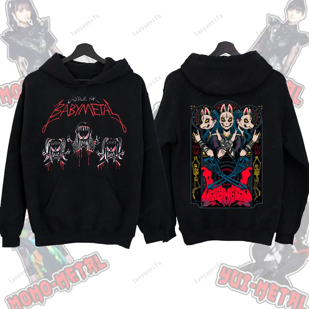 Babymetal Band NEW Autumn Fit Slim Men Cotton Men's Sportswear Relaxed Fit Hoodie for Mans Fashion Hoodie Man Thermal Hoodie