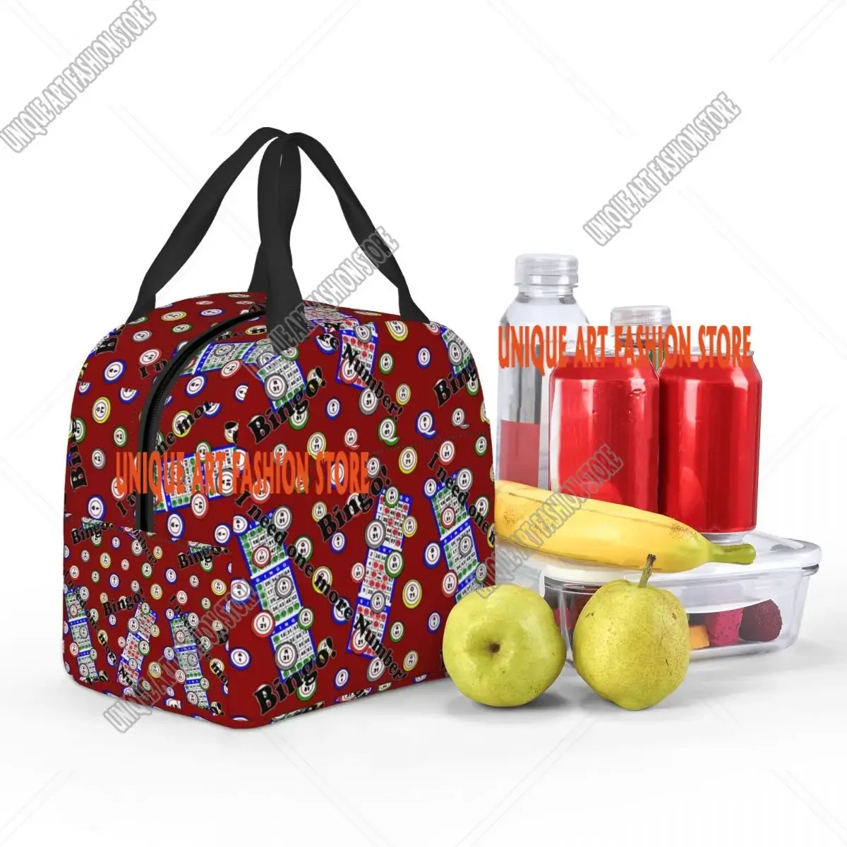 Custom Best Play Bingo Game For Bingo Players Insulated Lunch Bag Women Resuable Cooler Thermal Lunch Tote Office Work School