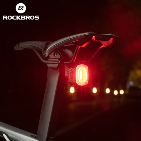ROCKBROS Интеллектуальный задний фонарь для велосипеда Q2/Q2S/Q4 — внешний вид товара