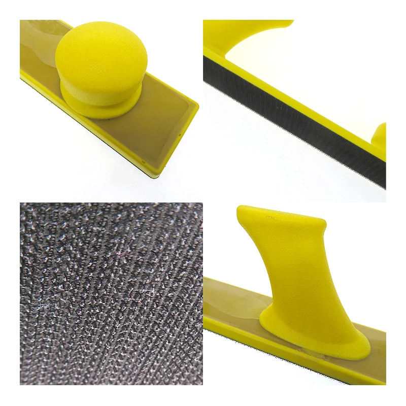 70X390Mm Hook และ Loop Sanding Block EVA โฟมขัดสำหรับพื้นผิวโค้ง Auto ไม้ mental