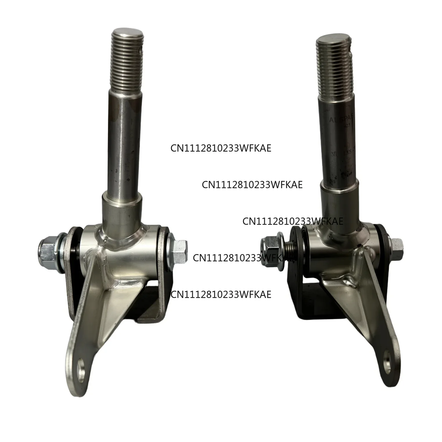 Kart ATV accessories, wheel hub steering knuckle spindle, croissant with flange