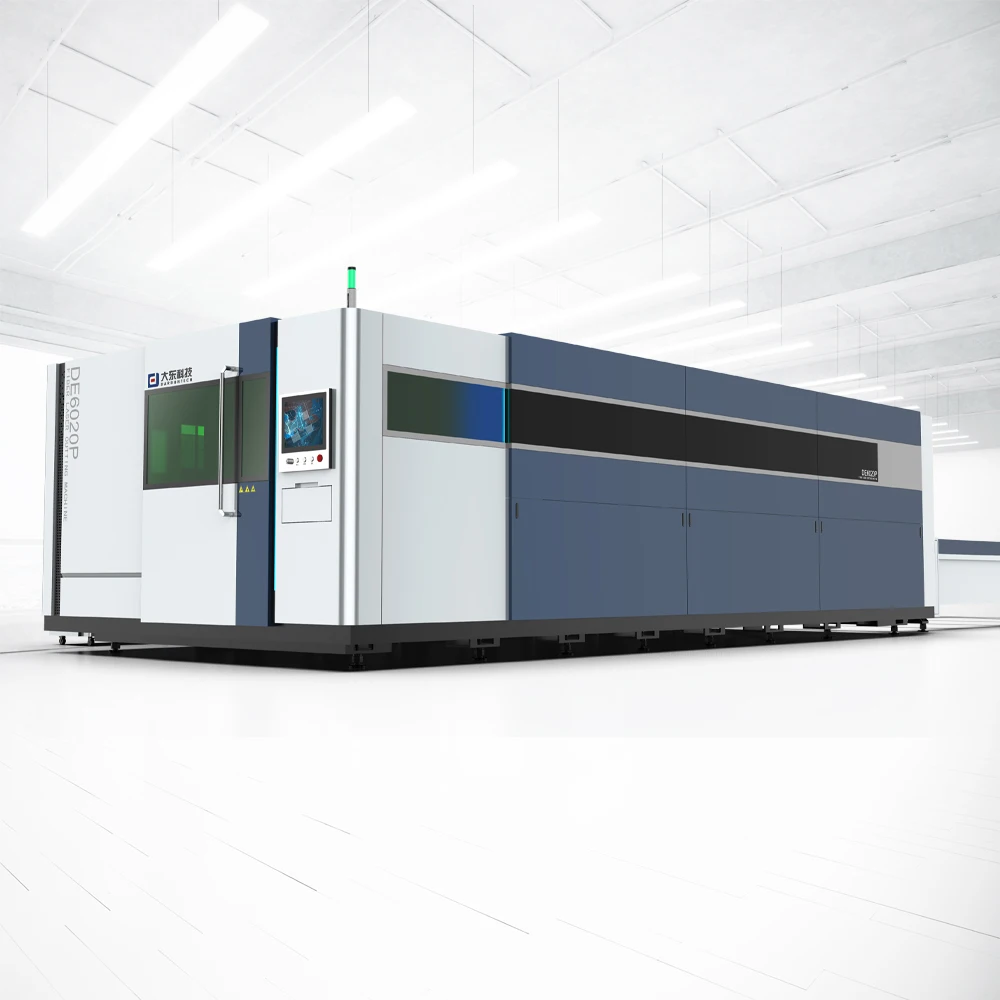 6000W 6KW Fiber Laser Cutting Machine for Sale Sheet Metal Sheet Combined Gantry Type 2500mm*6000mm Cutting Area Continuous Wave