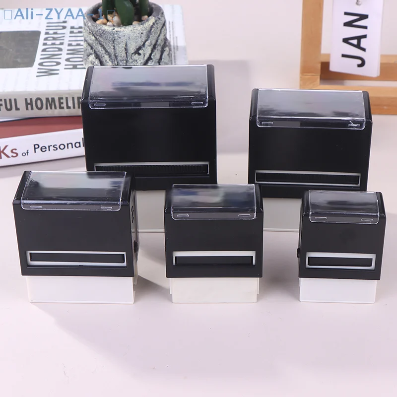 【ZYAA-1】Self-Inking Stamp Customized Self-Inking Business Address Wax Seal Name Handicrafts Personalize Stamps