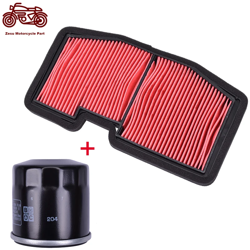 

Motorcycle Air Filter and Oil Filter Cleaner Kit for Triumph 675 Daytona 675Daytona R 675 Street Triple 675-Street Triple R 2016