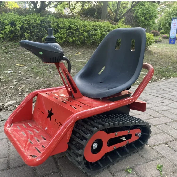 Mini scooters eléctricos con tanque para niños, carro sobre orugas con doble motor sin escobillas de 250w, 48v, 20Ah, 2 modos para caminar